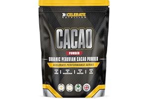 Organic Cacao Powder | Rich in Potassium & Manganese | Ideal for Hot Chocolate, Smoothies, and Baking | Pure, Vegan, Unsweetened, and Non-Alkalised | GMO-Free by XCelerate Nutrition (1Kg)