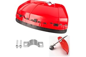 LONGHAO Protezione Per Decespugliatore,Scudo Di Protezione Decespugliatore,Parasassi Universale Per Decespugliatore,Con 2 Viti,Per Decespugliatore Tosaerba Trimmer,Con Un Diametro Di 28 mm