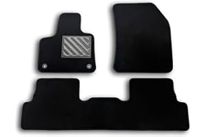 MTC AUTOMOTIVE Tapis de Voiture sur Mesure pour Peugeot 3008 II (2016-), avec seuils de Porte en Caoutchouc renforcé et Boutons de Fixation