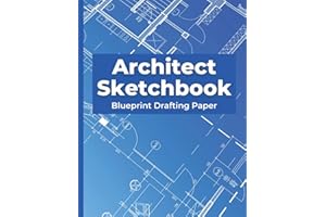 Architect Sketchbook: Blueprint Drafting Paper | Construction Drawing and Planning Book | Grid Paper Notebook 8.5 x 11: Architecture Grid Paper - 5x5 Quad Ruled