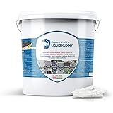 Elephant Shield Liquid Rubber For Long Lasting Ready To Use Waterproofing For Sheet Joints & Bolt Holes,GutterJoints,Roof & Wall Crack,SolarPanel,Cut Out,Damp Wall Qty- 1Ltr(Free- RF Fabric),Pack of 1: 