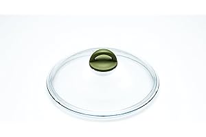 ILLA Olivilla WO7524 Coperchio PYREX con Pomolo Soft Touch, Vetro, Trasparente, 24