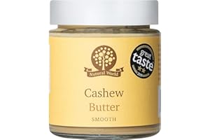 Nutural World - Smooth Cashew Nut Butter (170g) Great Taste Award winner - 100% pure single ingredient