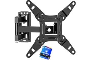 GRIFEMA GB1008-2 Soporte TV Pared para 13-43" Giratorio Inclinable y Extensible, Universal Soporte Television Pared, Carga hasta 20kg, MAX VESA 200x200mm