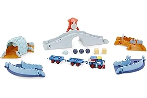Little Tikes Slammin' Racers Runaway Railroad - 15+ Feet Per Slam - With Exclusive Train - Make Your Own Stunt Track