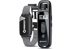 ABBIDOT Collier De Dressage pour Chien - [2022 Amélioré] 5 Modes De Dressage, 36 Niveaux De Chocs Sûrs, Portée De 1000m, Collier à Chocs 100% étanche pour Petits, Moyens Et Grands Chiens (6~55 Kg)