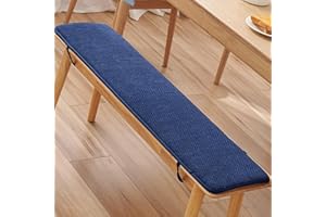 uyeoco Coussin de Banc de Jardin 2/3 Places,Coussin de Banc Exterieur/d'intérieur,Coussin de Banc rectangulaire pour la Maison/Jardin/Chaise/balançoire/Patio(@6,30x180cm (11.8X71IN))