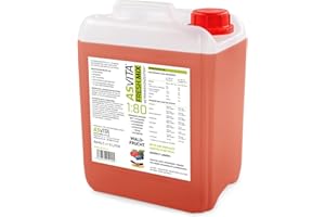 ‎ASVITA AsVita Getränkekonzentrat Fresh Mix 1:80 | 5 Liter Kanister - Getränkesirup zuckerfrei - 22 leckere Geschmacksrichtungen (Waldfrucht)