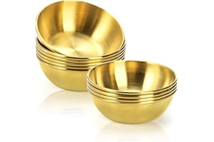 GENERIC Exclusive Global 100% Pure Brass Small Bowls Hand Made Round 4 Puja Katoris Pooja Religious Hindu Puja