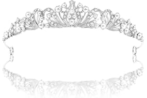 Tiara guld kristallkrona strass kristall krona prinsessa elegant krona tiara bröllop för brud krona bröllop avslutningsbal pa