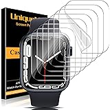 UniqueMe Film Compatible with Apple Watch Series 7 41 mm Screen Protector, [Flexible TPU] Soft HD Clear Screen Protector iWat
