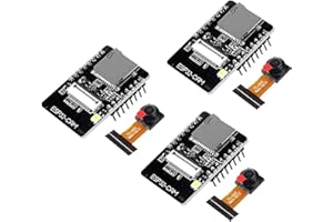 APKLVSR 3PCS ESP32-CAM Cartes de développement sans Fil Bluetooth WiFi ESP32-CAM-MB Carte de développement de Module de caméra Bluetooth WiFi + Bluetooth avec OV2640 Caméra TF Carte Module