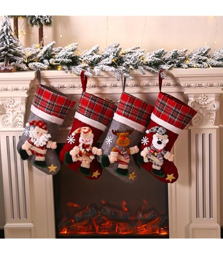 Kit Couture Noël – 8 Lots De Chaussettes En Feutre à Fabriquer Soi-même, Cadeau Créatif Et éducatif Pour Enfants
