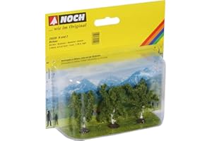 Noch - 25520 - Modélisme Ferroviaire - Arbres - Bouleaux - 45 Cm - 3 Pièces, Vert