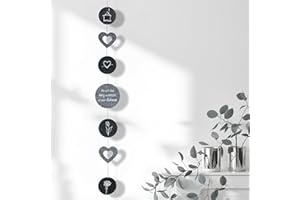 ‎SPETEBO Spetebo Filzgirlande mit Spruch 1 Stück Motiv 2-Fach Sortiert - 145 cm - Deko Girlande aus Filz zum hängen - Raum Fenster Dekoration Windspiel