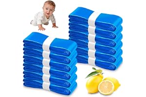 12 stycken påfyllningspaket katthinkar, luktsäker påfyllningskassett, blöjhink, påfyllningspåse, kompatibel blöjhink, påfyllningsfolie med alla blöjhinkar, kattströhinkar