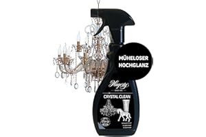 ‎HAGERTY Hagerty Crystal Clean Kristallreiniger Spray 500 ml I Effektives Kronleuchter Reinigungsmittel I Reinigungs-Spray zur mühelosen Reinigung und Pflege von Leuchtern aus Kristall Glas und Metall
