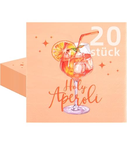 Bannière Décoration Aperol Spritz - 2 Pièces Motifs Orange - 5m De Ruban Inclus - Pour Fête D'été, Anniversaire, Soirée Cocktail - 4