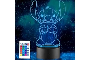 TENVAVA Night Light Gifts 3D Led Table Lamp 16 Color Change Lights Gift for Children's Room Decoration