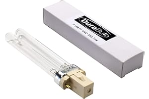 DuraBulb Replacement 7W UV (Ultra Violet) Bulb Lamp for Pond UVC Filters & Clarifiers