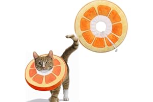 crazy bean Collar Isabelino Perro,Suave Collar De Seguridad para Gatos Perros Mascotas RecuperacióN De CirugíA O Heridas Ajustable Collares Protector para Mascotas Gatos