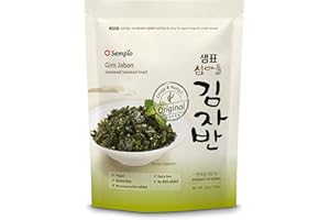 Seaweed Snack 50g Sempio Original Savory Seasoned Seaweed Sprinkles, Gim Jaban. Healthy Korean Snack. Vegan, No Preservatives, Dairy-Free