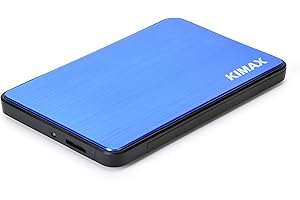 pjp electronics High speed USB 3.0 Hard Drive Enclosure for 2.5 Inch SATA, Laptop Hard Drive Caddy, USB 3.0 hard drive Case (Blue)