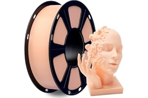 ‎GEEETECH GEEETECH HS PLA Filament 1,75mm, High Speed PLA für 0-600 mm/s Hochgeschwindigkeitsdruck 3D-Drucker, HS PLA Hautfarbe, Skin Color 1 Spule 1kg