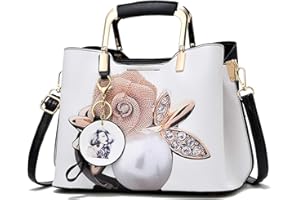 Nevenka Sac à main en cuir pour femme avec poignée sur le dessus, cabas, sac à bandoulière