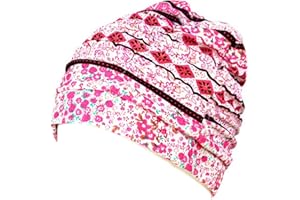 ZUMUii Butterme delle Signore delle Ragazze Delicatamente Drape Elastica di Nylon a Pieghe del Cappello di Nuoto per Dreadlocks Capelli Lunghi Estate Pool Sea Fun