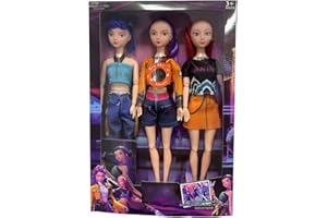 GENERIC 𝐃𝐞𝐦𝐨𝐧 𝐇𝐮𝐧𝐭𝐞𝐫 Dolls with Music Light,Toys Dolls with Music, 𝐇𝐮𝐧𝐭𝐫𝐢𝐱 𝐑𝐮𝐦𝐢/𝐌𝐢𝐫𝐚/𝐙𝐨𝐞𝐲 Figurine Clothing Accessories Fan Merch, Halloween, Christmas, Birthday Gifts