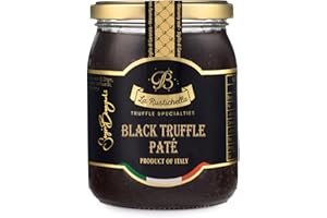 La Rustichella - Pâté de truffes noires 500 g , Vegan , Sans gluten , Sans cholestérol - Délice italien