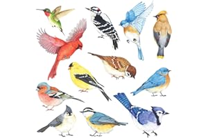 DECOWALL DS2-8042 Petits oiseaux(Petit) Autocollants Muraux Mural Stickers Chambre Enfants Garderie Salon wall adhsif maison dcalcomanies