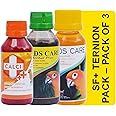TUNAI Sf+ 3In1 Pack Herbal Plus,Birds Care,Calci+ Health Supplement For Birds,Assist In Growth,Production Of Haemoglobin,And Assist In Adds Brilliant Color + Full Feathering For All Birds (Multicolor)