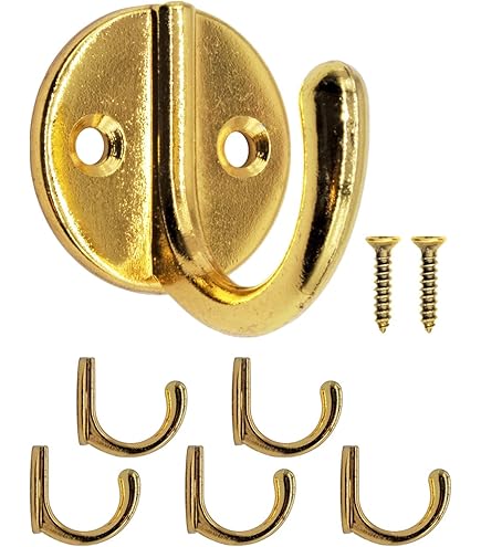 Set 10 Ganci Appendiabiti Fuxxer - In Ottone Bronzo, Stile Retrò - Foto 9