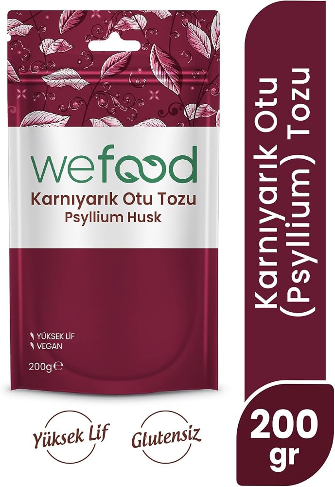 Wefood Karnıyarık Otu (Psyllium) Tozu 200 gr