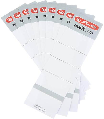 AGIPA Étiquettes Pour Dos De Classeur Auto-adhésives Multi-usage 190 X 60 Mm Blanches Pochette De 100 9535975 AGIPA Étiquettes Pour Dos De Classeur Auto-adhésives Multi-usage 190 X 60 Mm Blanches Pochette De 100 9535975