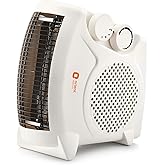 Orient Electric Areva Portable Room Heater | 2000W | Two Heating Modes | Advanced Overheat Protection | Horizontal & Vertical
