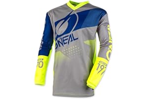 O'Neal Mountain Bike Long-Sleeved Shirt, Kids, MTB DH FR Downhill Freeride, Breathable Material, Padded Elbow Protection, Element Youth Jersey Factor