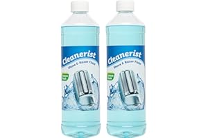DIE SEIFENBLASE Cleanerist środek do czyszczenia głowic golących nadaje się do golarek Braun Clean & Renew Synchro Activator i Pulsonic Series 3/5/7/8/9, 2 x 1 l