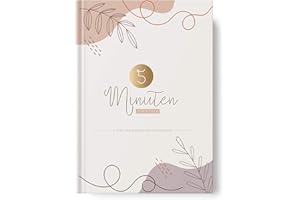 ‎SOPHIES KARTENWELT 5 Minuten Tagebuch zum Ausfüllen im A5 Format - Achtsamkeitstagebuch und Dankbarkeitstagebuch in Einem mit viel Platz auf 126 Seiten - 5 minute journal von Sophies Kartenwelt