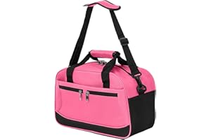 FLYLUX 40x20x25cm Ryanair Cabin Bag with Multi Pockets & Adjustable Shoulder Strap – Under Seat Airline Travel Hand Luggage Bag | Carry on Holdall for Planes | Cabin Size Hand Luggage | Overnight Bag