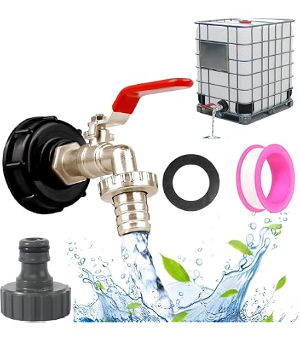 IBC 1000 litri Copertura Serbatoio Acqua,Telo Protettore Cisterna Acqua 1000l,210D Panno Oxford Impermeabile Esterna Copertura per Serbatoio Dell'acqua IBC con Cerniera/Occhielli(Size:600L-120x80x100c