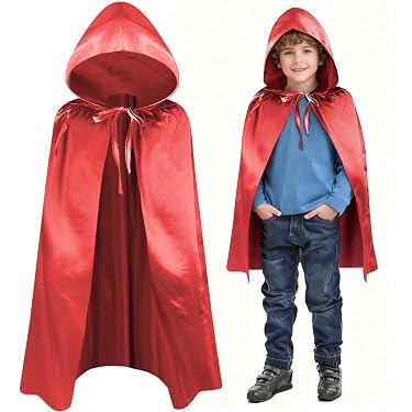 YIHELU antello nero per Halloween, antello con cappuccio, costue in