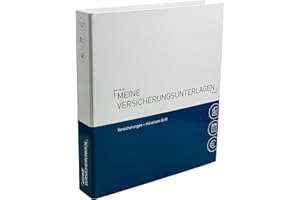 ‎PLASTOREG SMIDT GMBH Ringbuch A4 für Versicherungen - Themenringbuch mit Register & Trennblättern - Optimale Strukturierung und Ablage aller Unterlagen im Bereich Versicherung - Für Versicherungsunterlagen