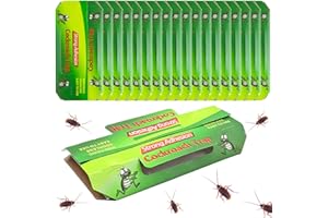 ULAWELLOR 18 Pezzi Trappole Scarafaggi,Scarafaggi Trappola per Insetti,Anti Blatte Casa Trappole Adesive,Trappole per Anti Scarafaggi per Camera da Letto Cucina