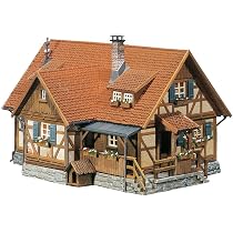 FALLER Kit Modellino Recinzione Effetto Muro Con Griglie In Ferro, Scala H0 1:87, 48 Pezzi, 1500x5x26 Mm, Per Diorami