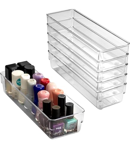 Cinnani 26 stuks lade-opbergsysteem met 4 maten, make-uptafel-organizer, lade-organizer, pennenbakjes, make-up-organizer voor keuken, badkamer, kantoor