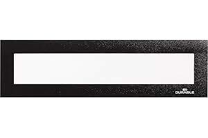 Durable 498601 Info Frame Duraframe Magnetic Top (A4, marco magnético para los titulares) 5 piezas, negro