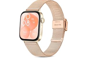 Issinlky Metalowa opaska do Huawei Watch Fit 3, opaska ze stali nierdzewnej do Huawei Watch Fit 3 Herren Damen